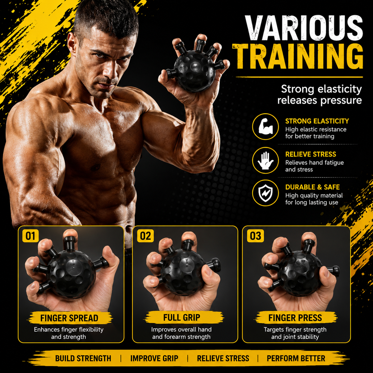 GripForge™ Finger Strength Trainer – Build Stronger Hands Every Day