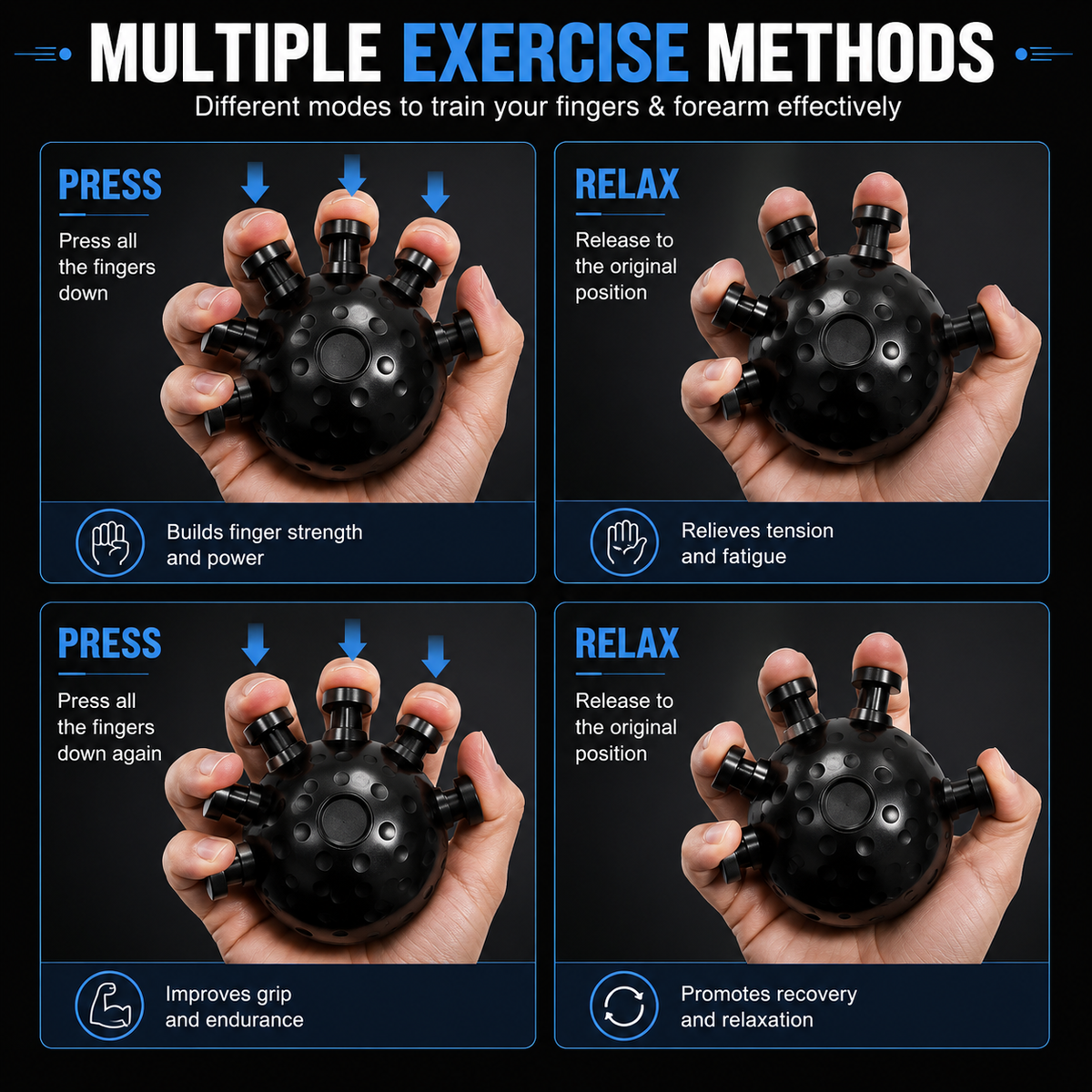 GripForge™ Finger Strength Trainer – Build Stronger Hands Every Day